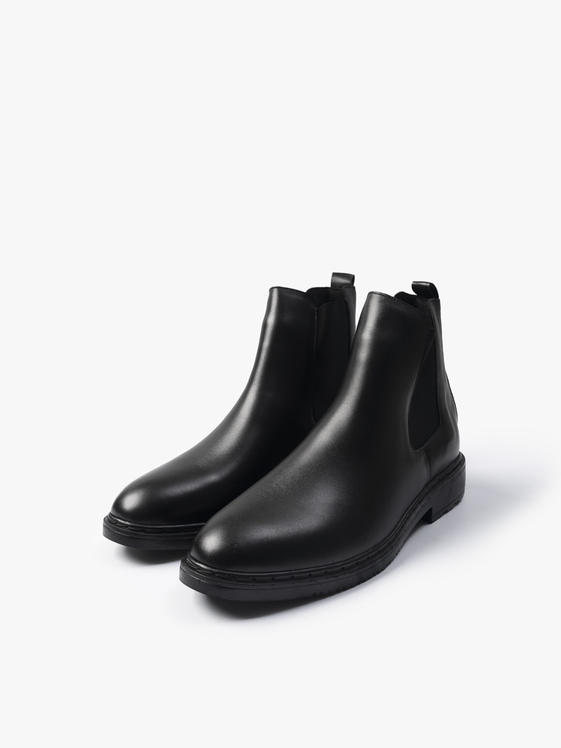 GIÀY CHELSEA BOOTS ALL BLACK G018 MÀU ĐEN